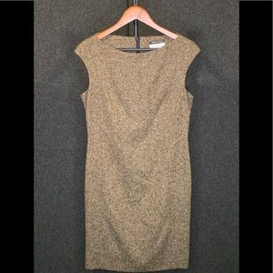 Chantal G. Made in Italy Wool Elegant Dress, Sz 8